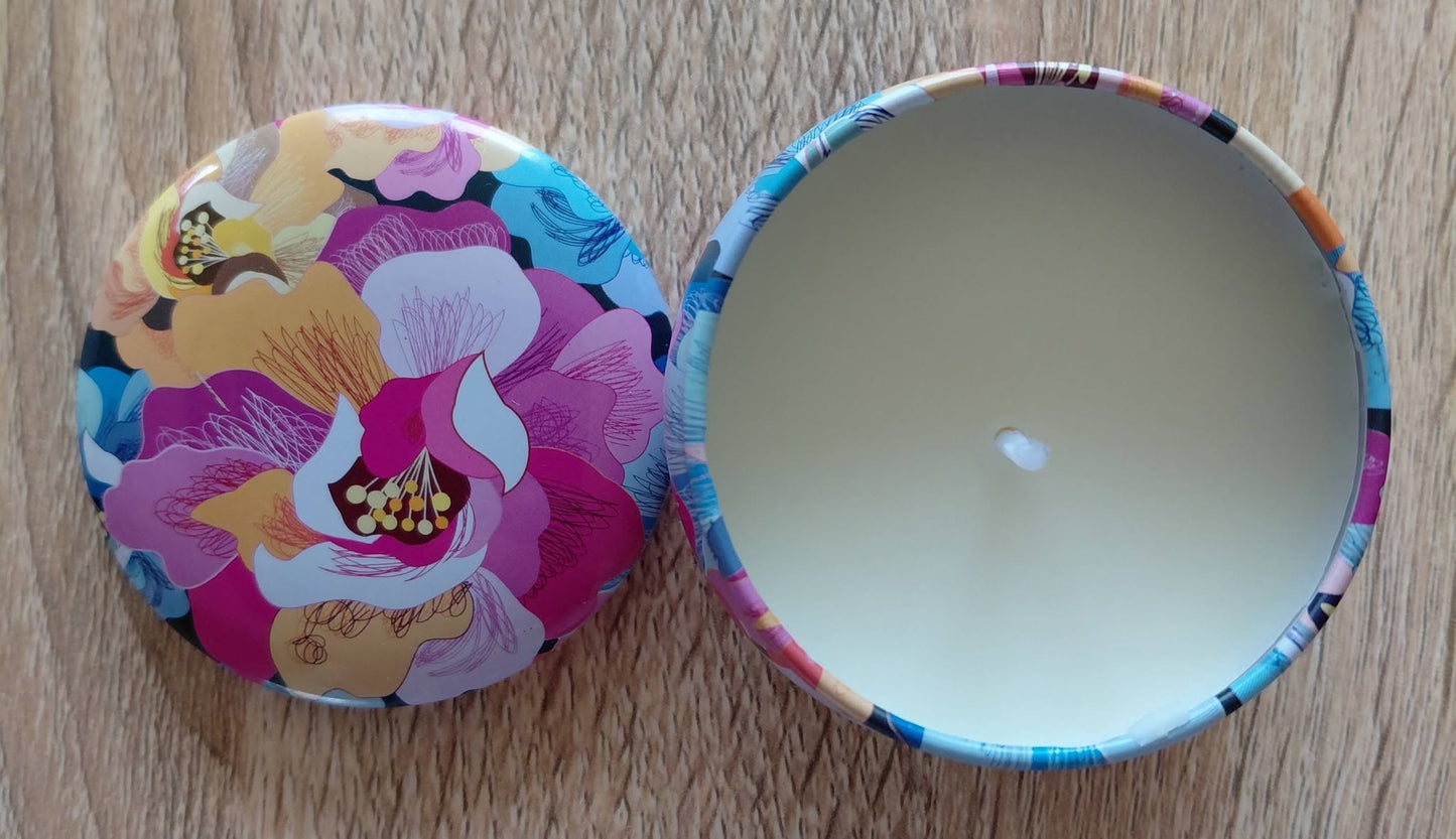 Rose Candle Tin 2.5 OZ
