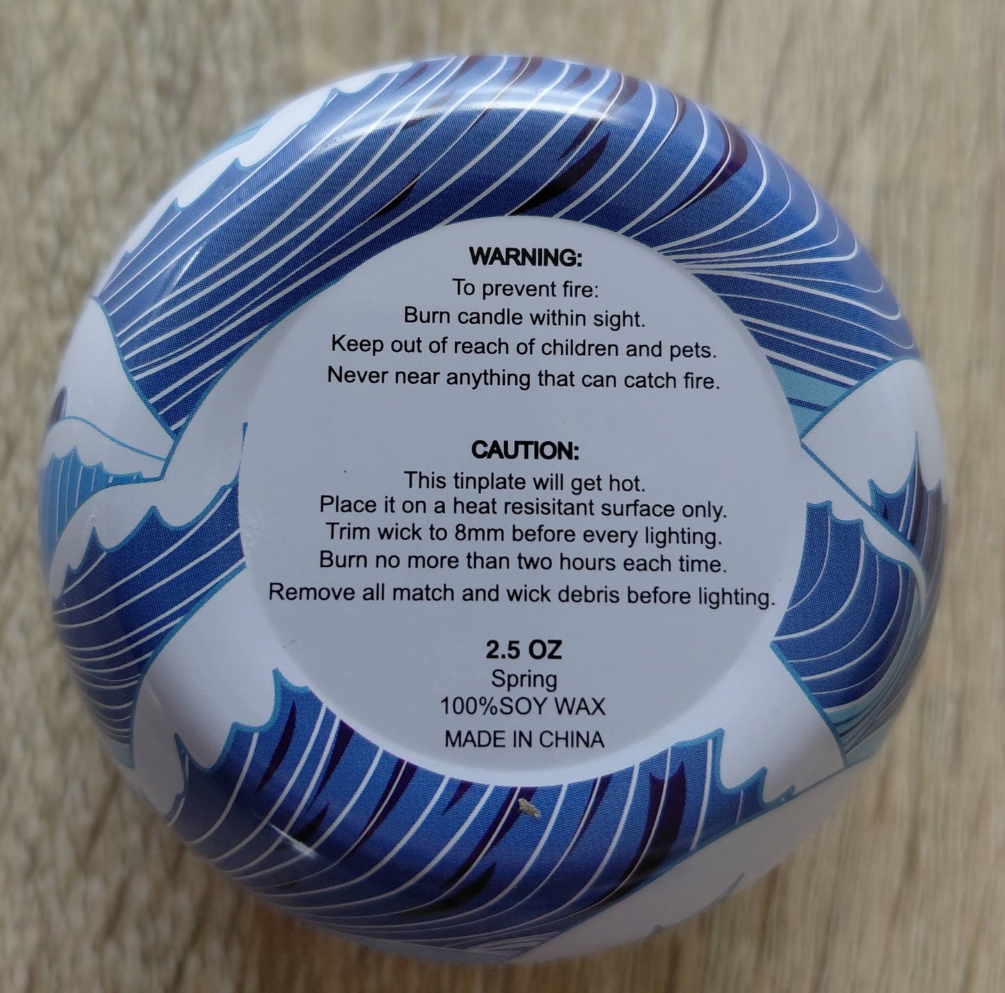 Spring Soy Candle Tin 2.5 OZ