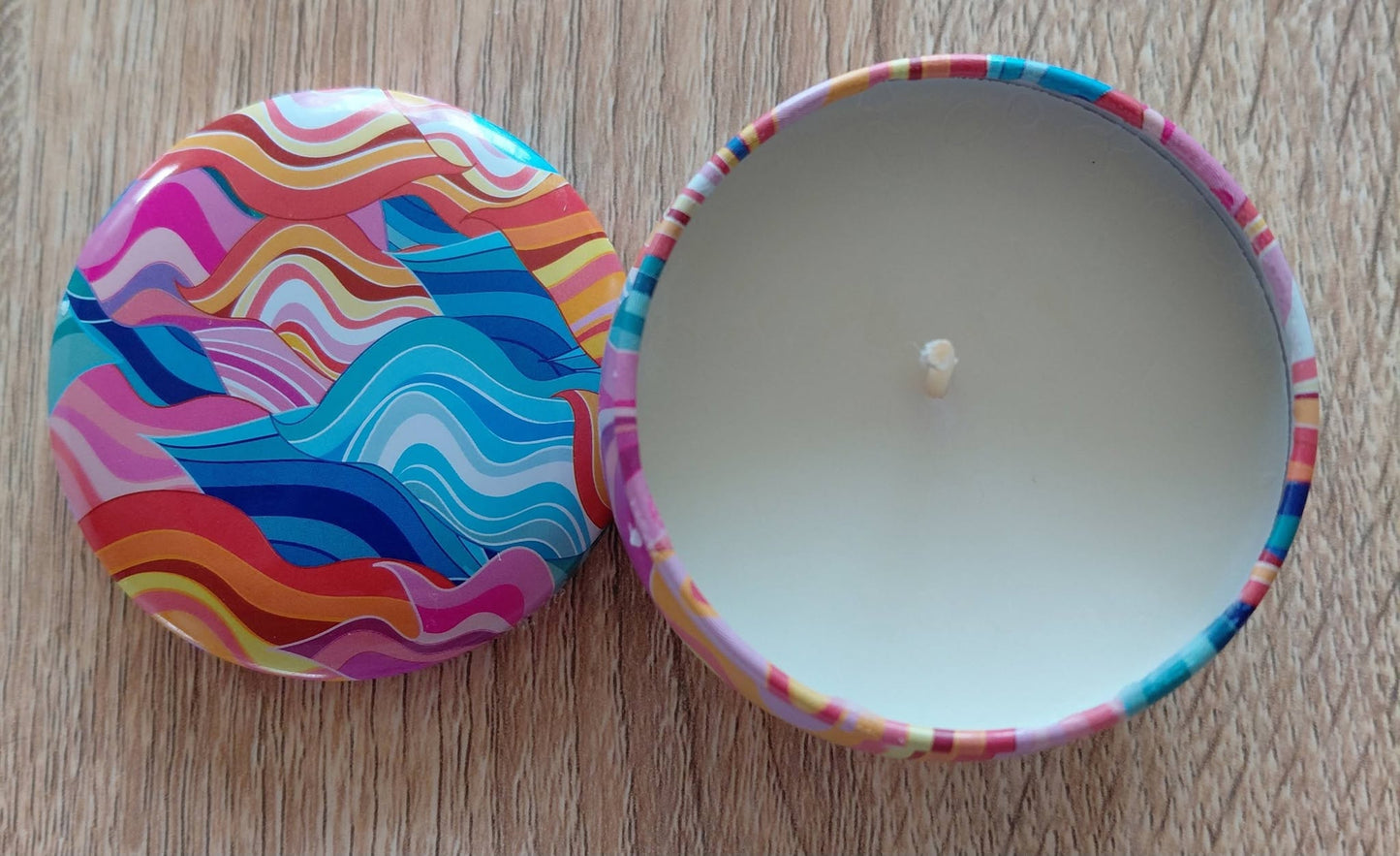 Strawberry Candle Tin 2.5 OZ
